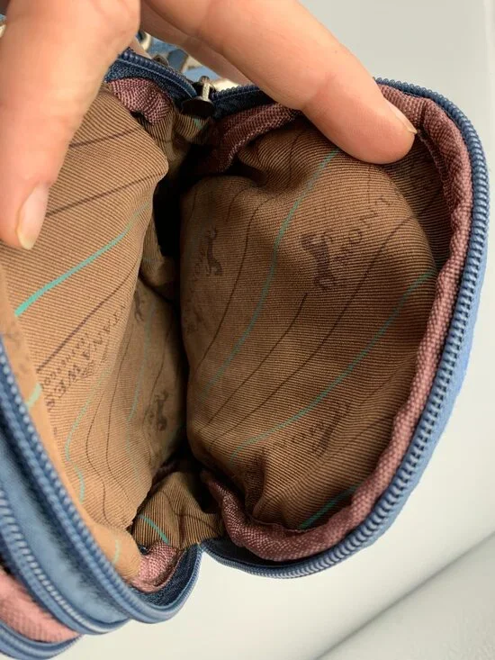 NWOT Montana West Denim Crossbody Purse Aztec Print Boho/Hippie Country Western - Picture 9 of 11